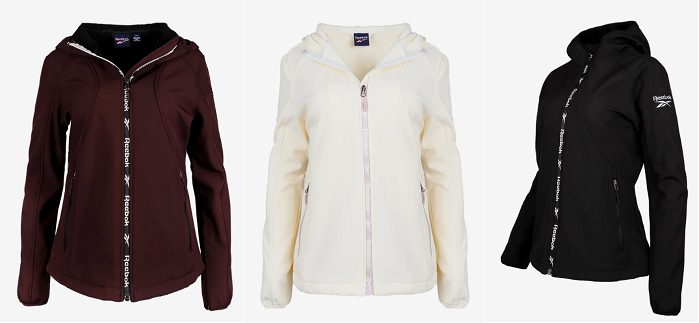 Reebok Women’s Softshell Hooded Jacket, 2 for $45 (Reg $130 Each ...