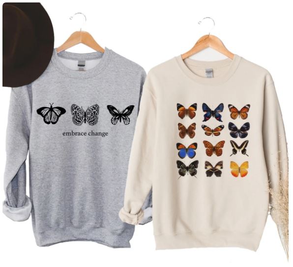 Cute Butterfly Sweatshirts for $24.99 + FREE Shipping (Reg $35)! – Utah ...