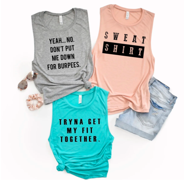Funny Workout Muscle Tanks for $20.99 (Reg. $34.99) + Free Shipping ...