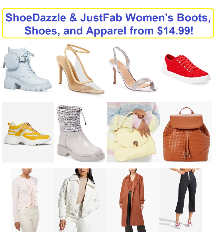 ShoeDazzle & JustFab Women’s Boots, Shoes, and Apparel from $14.99 ...