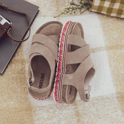 MUK LUKS Womenâs Beach Bingo Sandal for $9.99 Shipped (Reg. $54.99) *ONLY SIZE 7 LEFT* â Utah 
