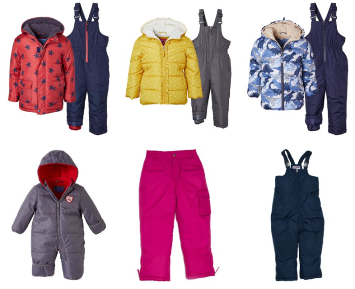 Kid’s Puffer Coats & Snow Pants Sets from 16.19 (Reg 6078)! Plus