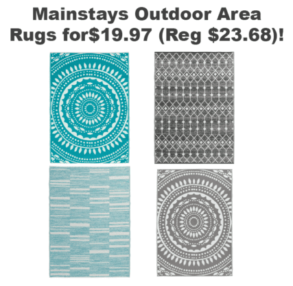 Mainstays Outdoor Area Rugs for$19.97 (Reg $23.68)! | Utah Sweet Savings